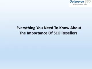 Everything You Need To Know About The Importance Of SEO Resellers