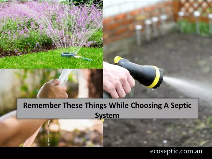 remember these things while choosing a septic
