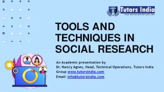 Tools and Techniques in Social Research UK UAE AUSTRALIA EUROPE (1)