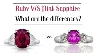 Ruby vs Pink Sapphire What are the differences