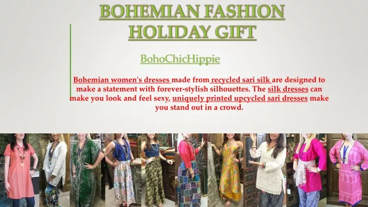 bohemian fashion holiday gift