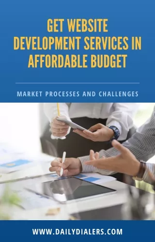 Get Website Development Services in Affordable Budget