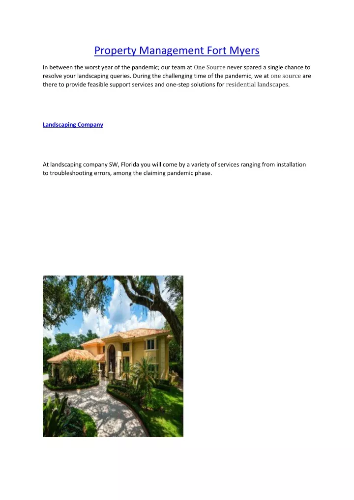 property management fort myers