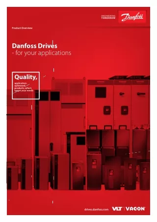 Danfoss Drive Product Overview for your Applications