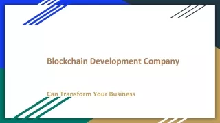 blockchain development company