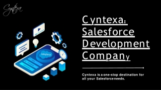 Cyntexa Salesfoce Development Company