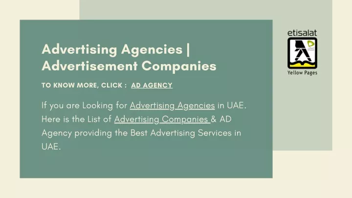 advertising agencies advertisement companies