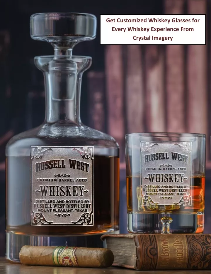 get customized whiskey glasses for every whiskey