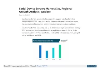 serial device servers market size regional growth
