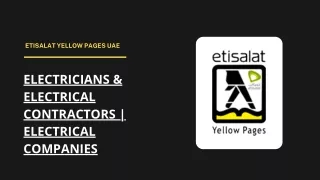 Electricians & Electrical Contractors | Electrical Companies