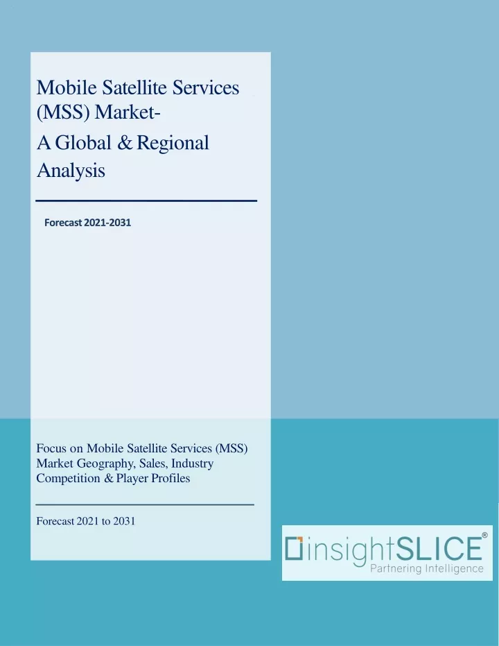 mobile satellite services mss market