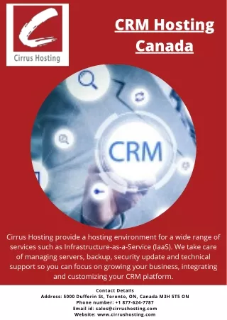 crm hosting canada