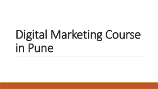 digital marketing course in pune