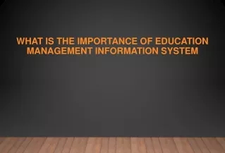 What Is The Importance Of Education Management Information