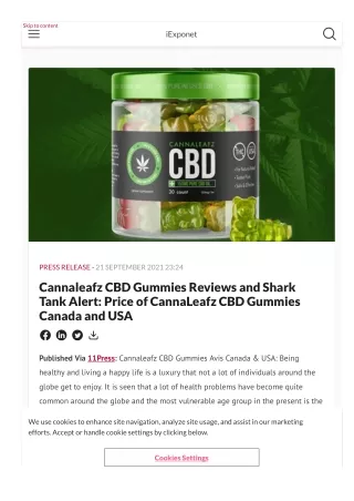 Cannaleafz CBD Gummies Update and User Reviews 2022!