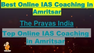 Top IAS Coaching in Amritsar