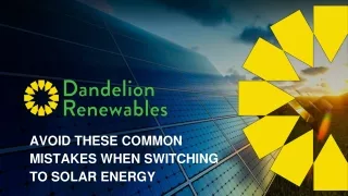avoid these common mistakes when switching