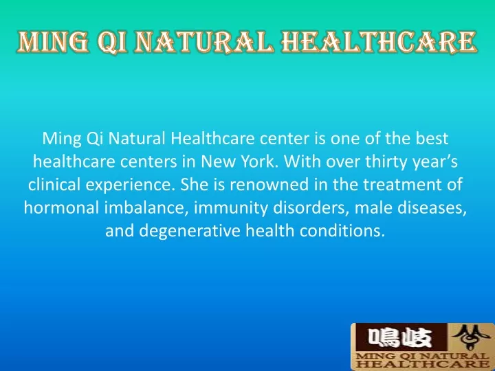 ming qi natural healthcare