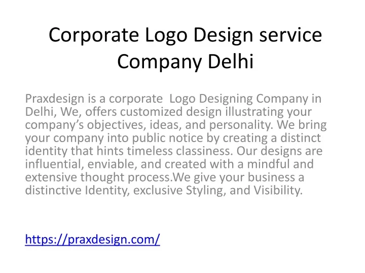 corporate logo design service company delhi