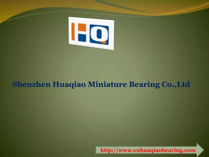 shenzhen huaqiao miniature bearing co ltd