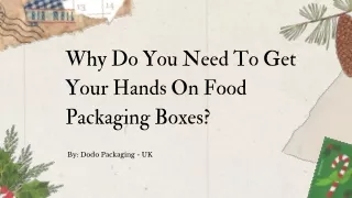 why do you need to get your hands on food