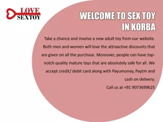 Sex toy in Korba