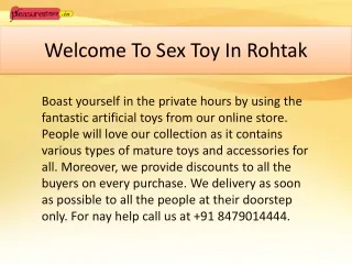 Welcome To Sex Toy In Rohtak