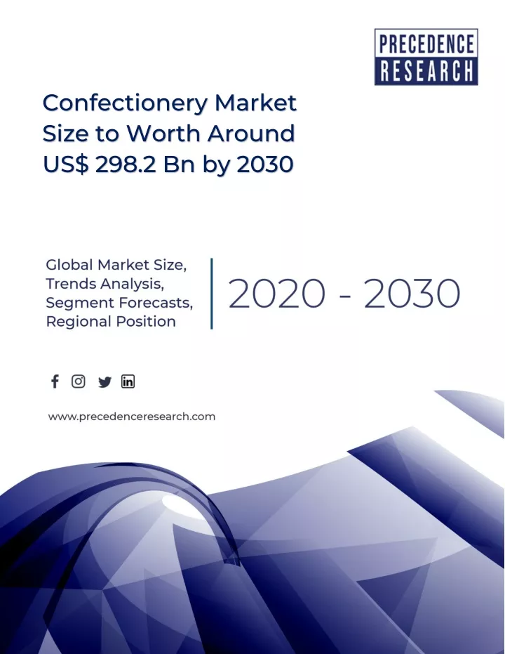 confectionery market size to worth around