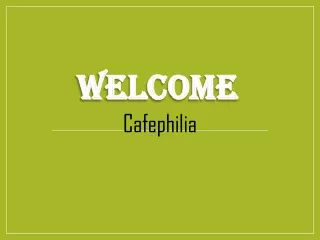 welcome
