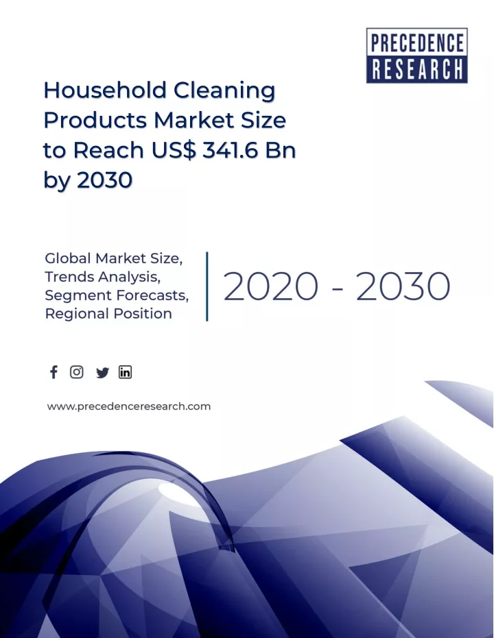 household cleaning products market size to reach