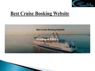 best cruise booking website
