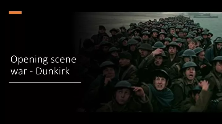 opening scene war dunkirk