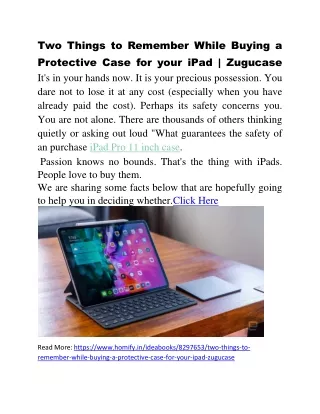 two things to remember while buying a protective