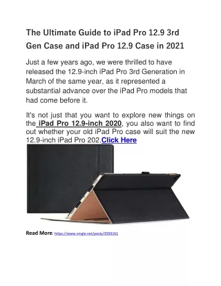 the ultimate guide to ipad pro 12 9 3rd