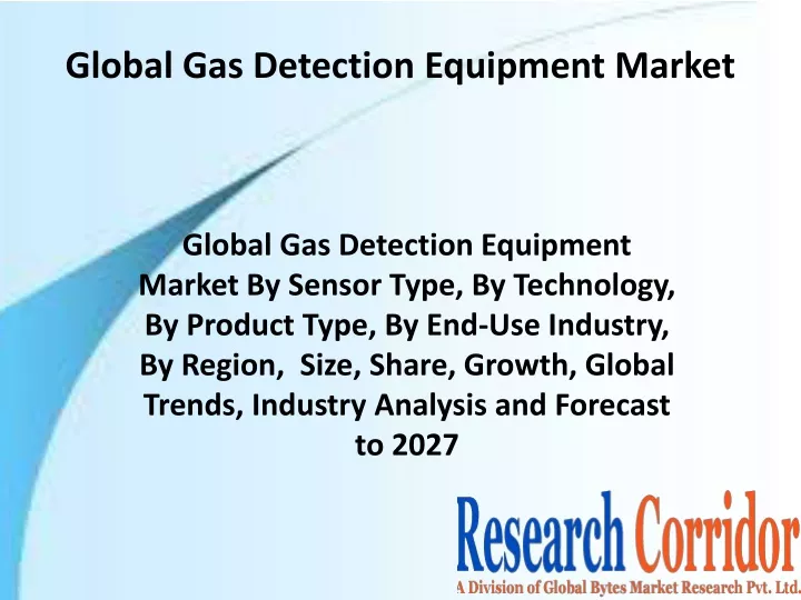 global gas detection equipment market