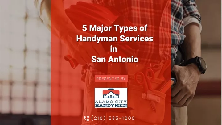 5 major types of handyman services
