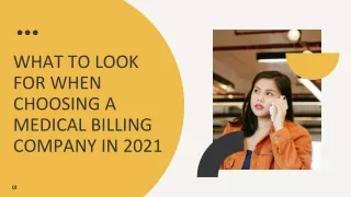 WHAT TO LOOK FOR WHEN CHOOSING A MEDICAL BILLING COMPANY IN 2021