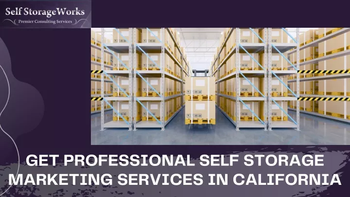 get professional self storage marketing services