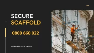 SecureScaffold: A Best Scaffolding Provider in New Zealand