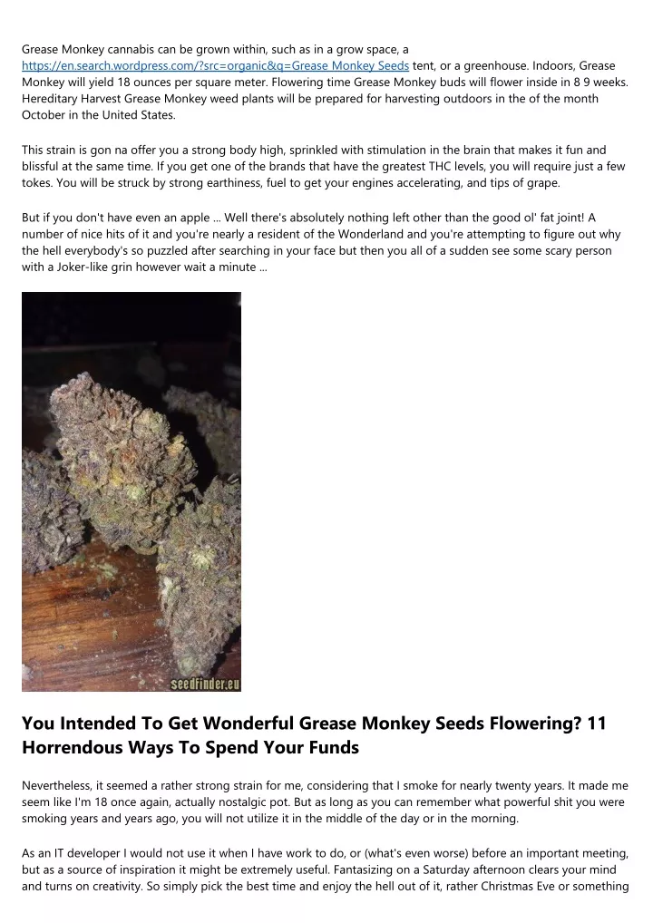 grease monkey cannabis can be grown within such