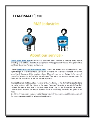 rms industries