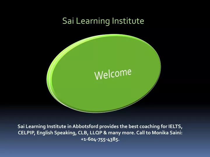 sai learning institute