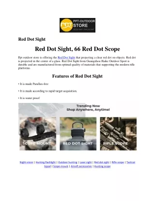 red dot sight