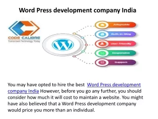 Word Press development company India