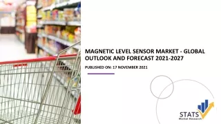 Magnetic Level Sensor Market - Global Outlook and Forecast 2021-2027