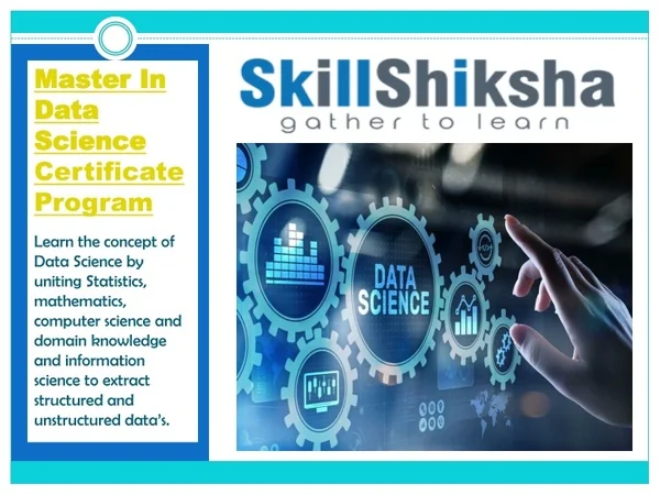 Online Data Science Course in India | Master Program