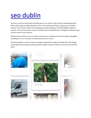 seo dublin