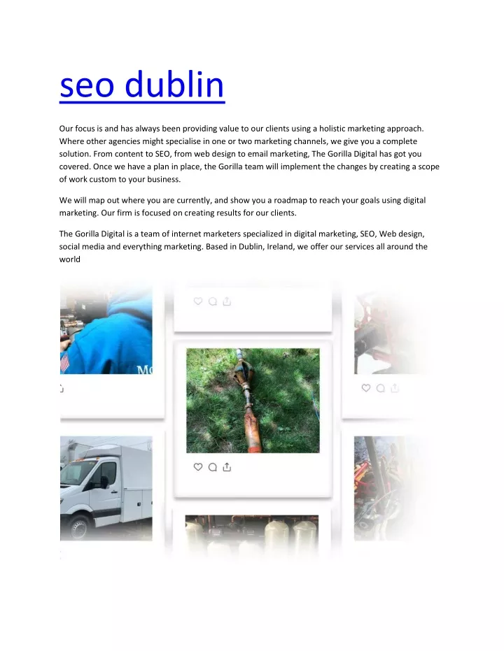 seo dublin