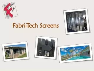fabri tech screens