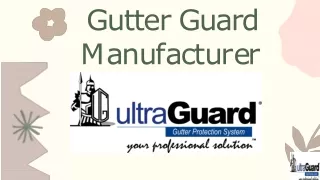 Gutter Guard Manufacturer-converted